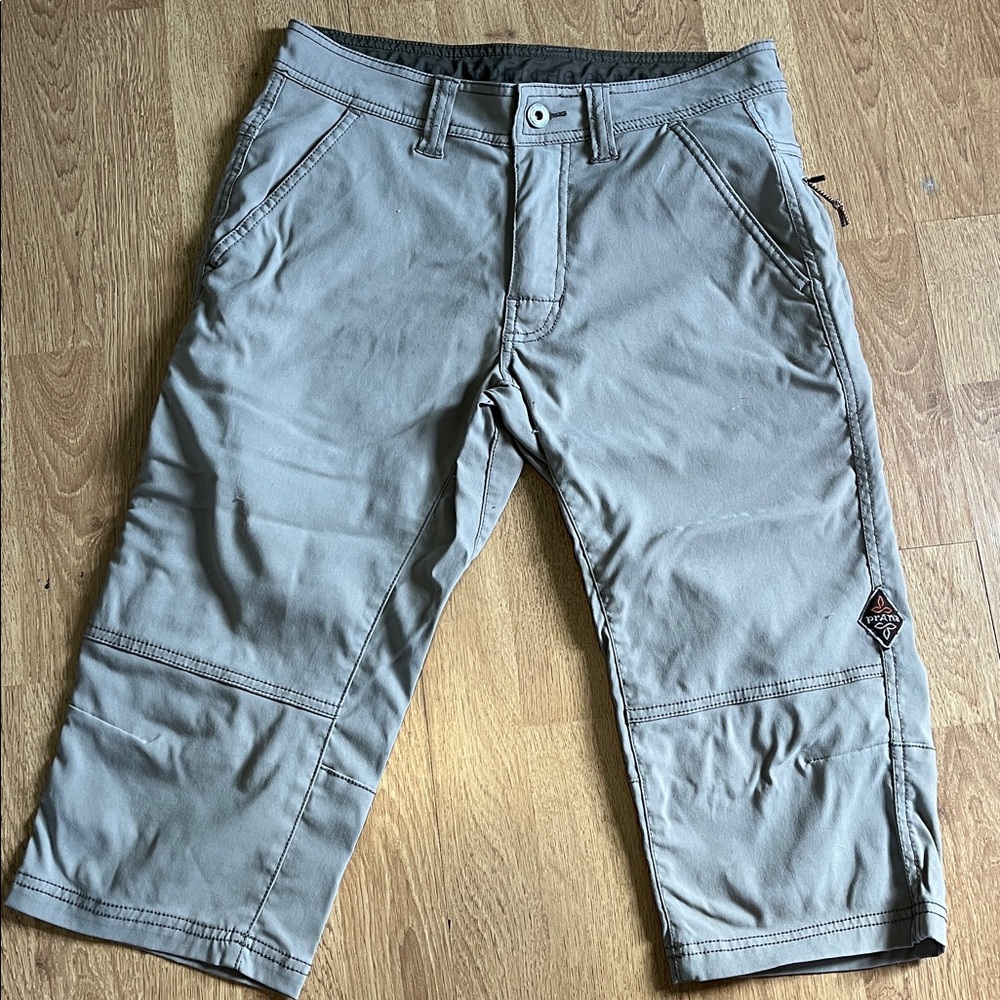 Prana Tan Knee-Length Capris